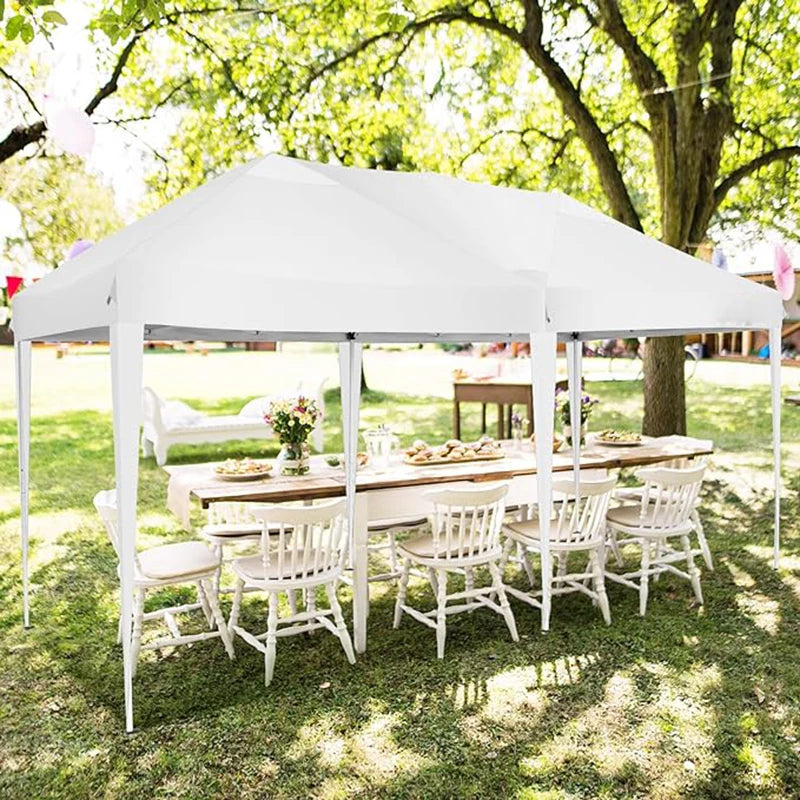 10x20 FT Pop Up Canopy Tent with 6 Sidewalls Waterproof Outdoor Event Shelter